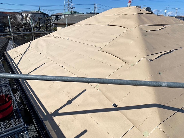 横暖ルーフαｓ　屋根カバー工事